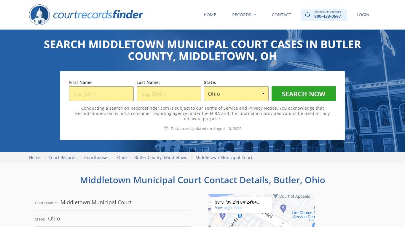 Middletown Municipal Court Case Search - Butler County, OH ...